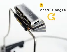 نگهدارنده گردنی سازدهنی / gecko harmonica holder 